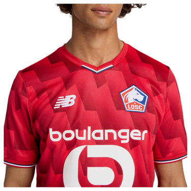 Фланелка New Balance LOSC Lille Home Jersey 2025/26 Червено | mt230454-hme, 3