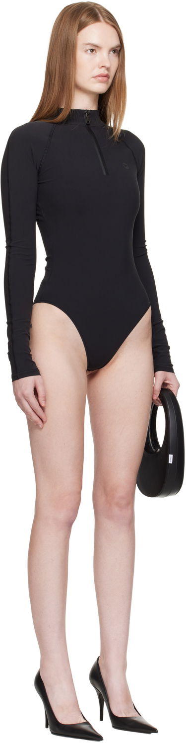 боди Coperni Coperni Eurojersey Mock Neck Long Sleeve Bodysuit Черно | COPBO14F5039, 1