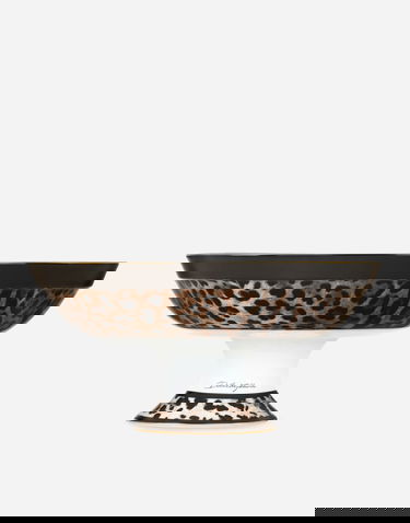 Домашен декор Dolce & Gabbana Dolce & Gabbana Porcelain Leopard Print Fruit Serving Bowl Многоцветен | TCC193TCAMUUL003, 3