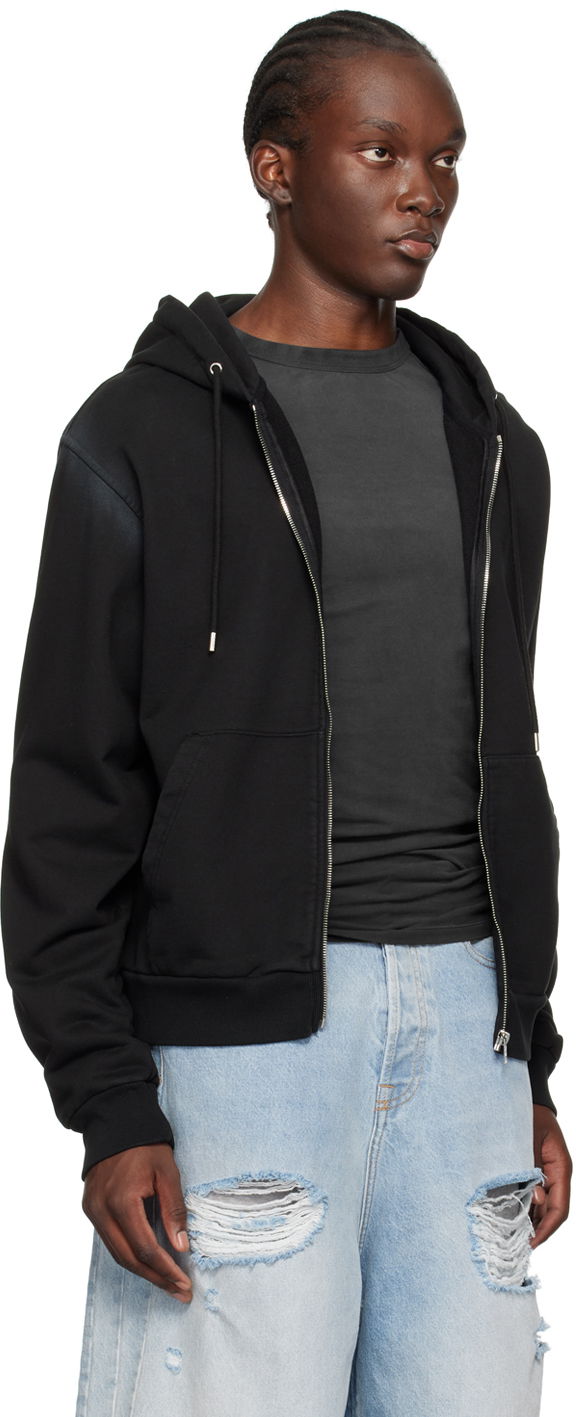 Суитчър We11done We11done Zip Hoodie Черно | WD-TJ2-24-812-U-BK, 1