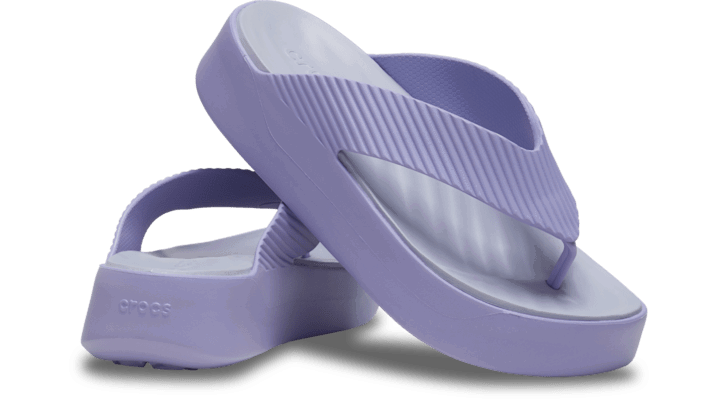 Аксесоари Crocs Getaway Groove Platform Flip-Flops Лилаво | 210700-5BN, 1