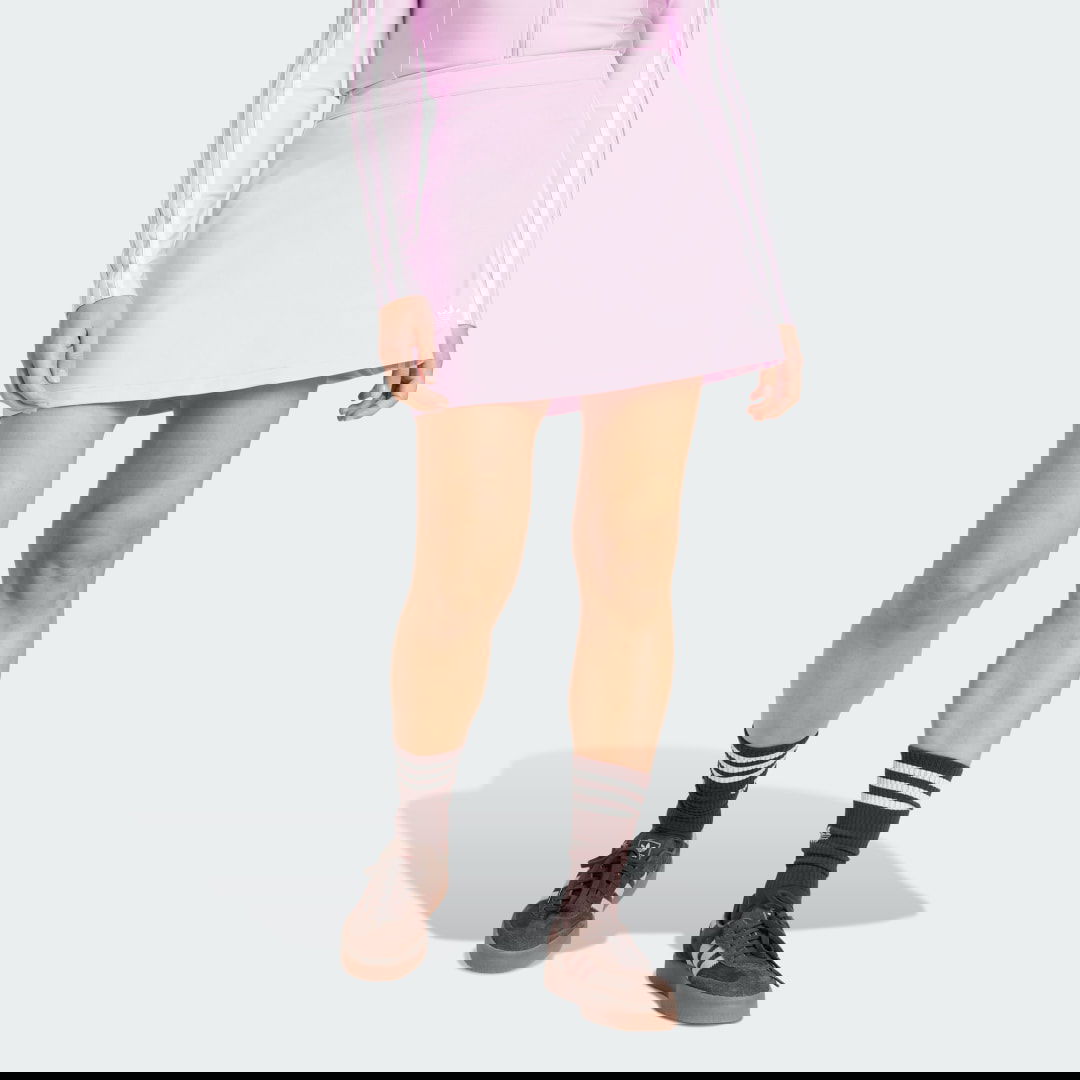 Пола adidas Performance Adicolor 3-Stripes Mini Skirt Розово | JD0314, 0