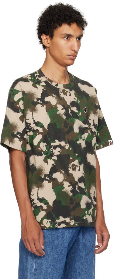 Тениска BAPE A Bathing Ape Map Camo Ape Head T-Shirt Многоцветен | 001CSL301001M, 4