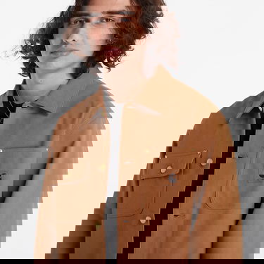 Палта Carhartt WIP Faux Suede Michigan Coat - Hamilton Brown Кафяво | I033717-HZXX, 2