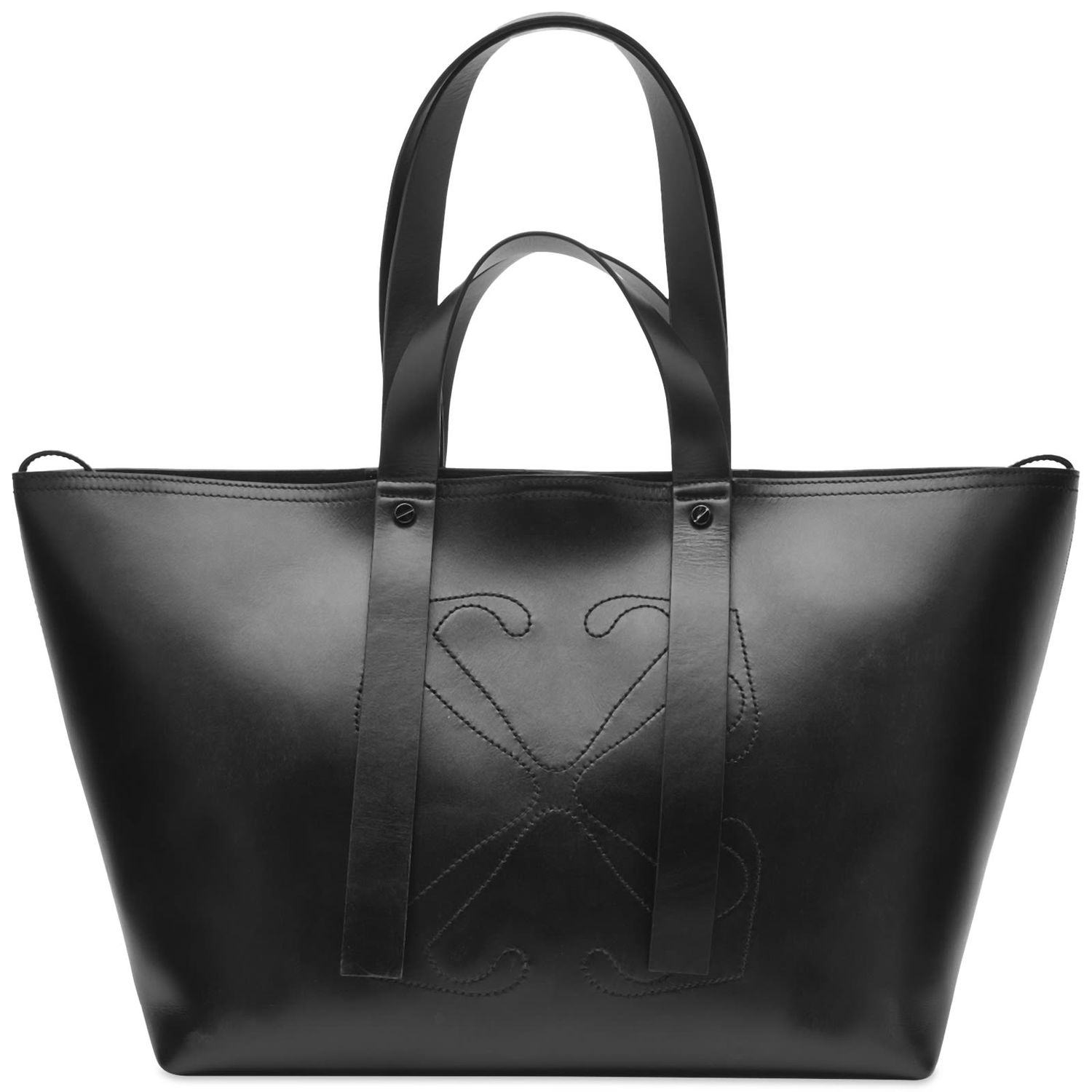 Голяма пазарска чанта Off-White Day Off Medium Tote Bag Черно | OWNA225C99LEA0011000, 0