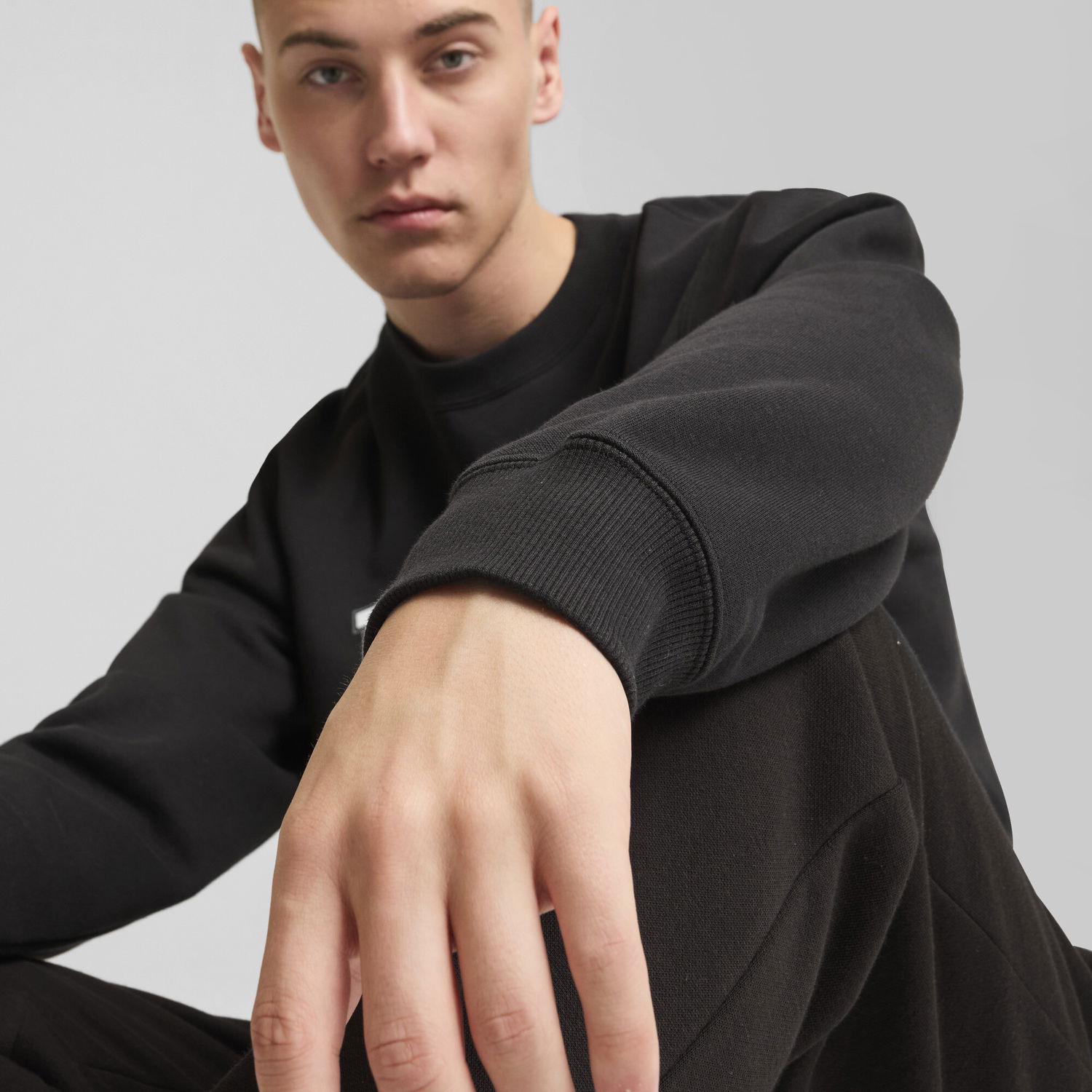 Суитчър Puma SQUAD Men's Crewneck Sweatshirt Черно | 681794_01, 1