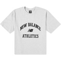 Тениска New Balance Athletics Varsity Boxy T-Shirt "Athletic Grey" Сиво | WT33551-AG, 1