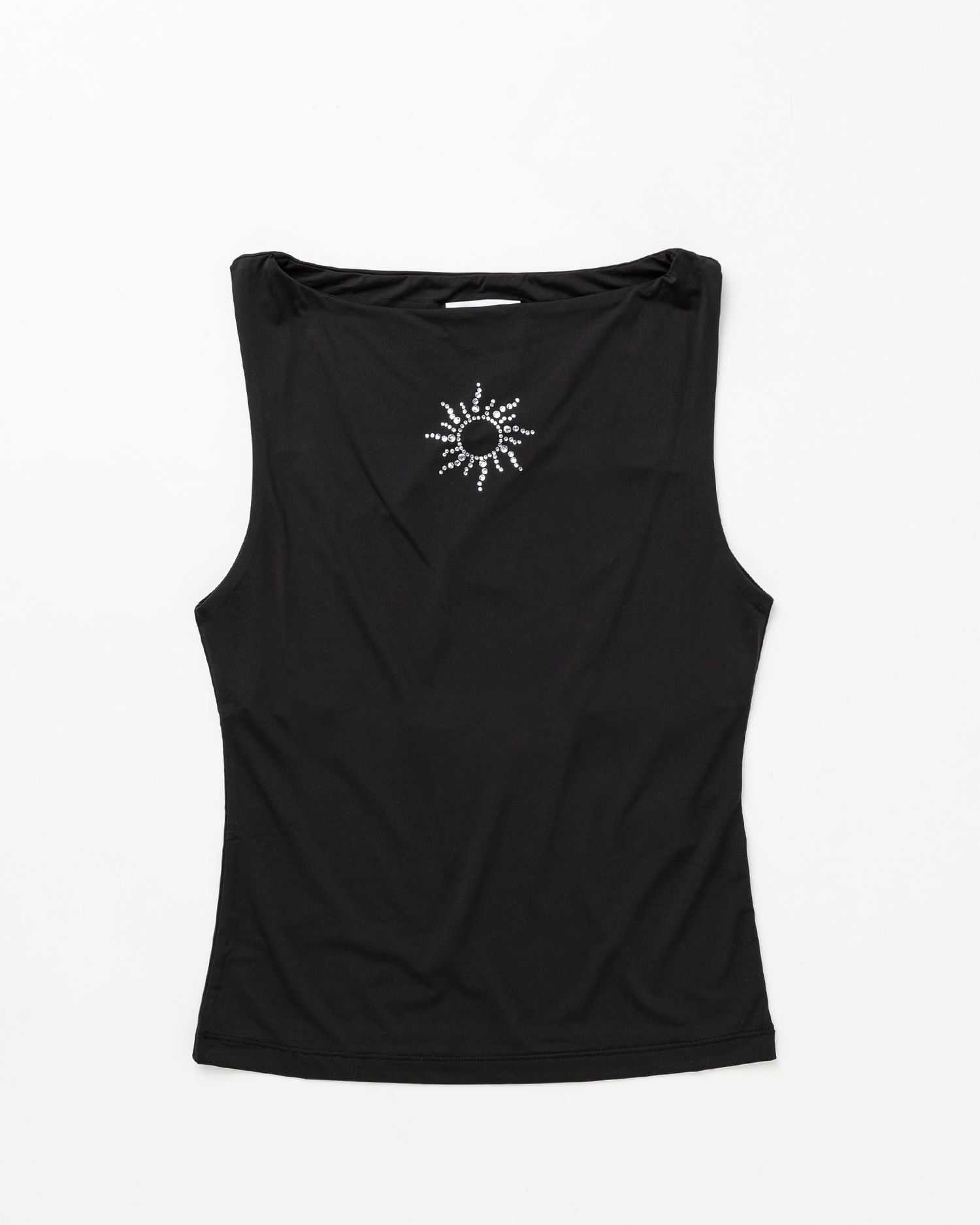 Потник envii Black Rhinestone Sun Tank Top Черно | E24400064-BLACK, 0
