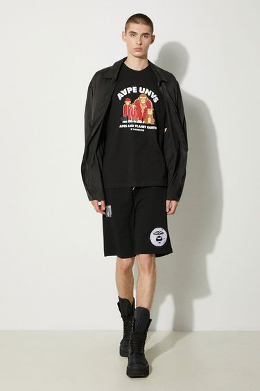 Тениска AAPE by A Bathing Ape AAPE Theme Graphic T-Shirt Черно | AAPTEM1496XXM, 1