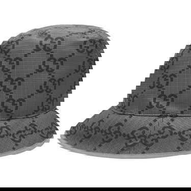 Шапка Gucci GG Ripstop Bucket Hat Сиво | 768378-4HA5N-1161, 0