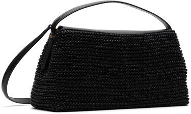 Чанта през рамо TOTEME TOTEME T-Lock Woven-Leather Shoulder Bag Черно | 252-WAL961-LE0134, 2