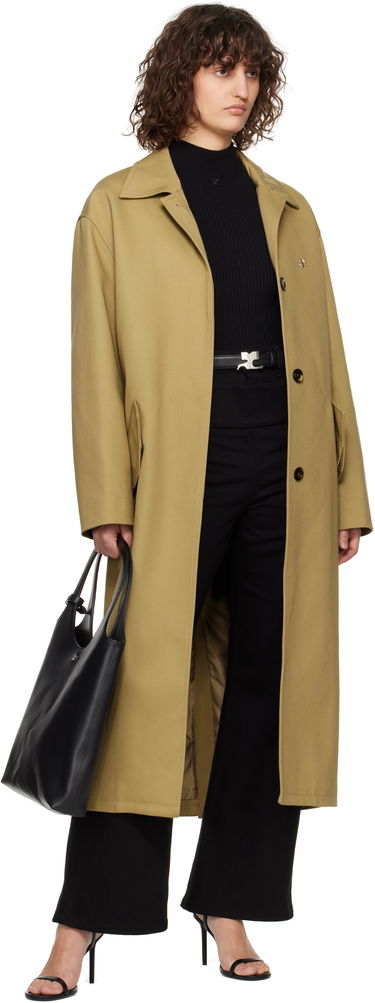 Дамска чанта Courrèges Courrèges Holy Day Leather Tote Bag Черно | 125GSA161CR0065, 3