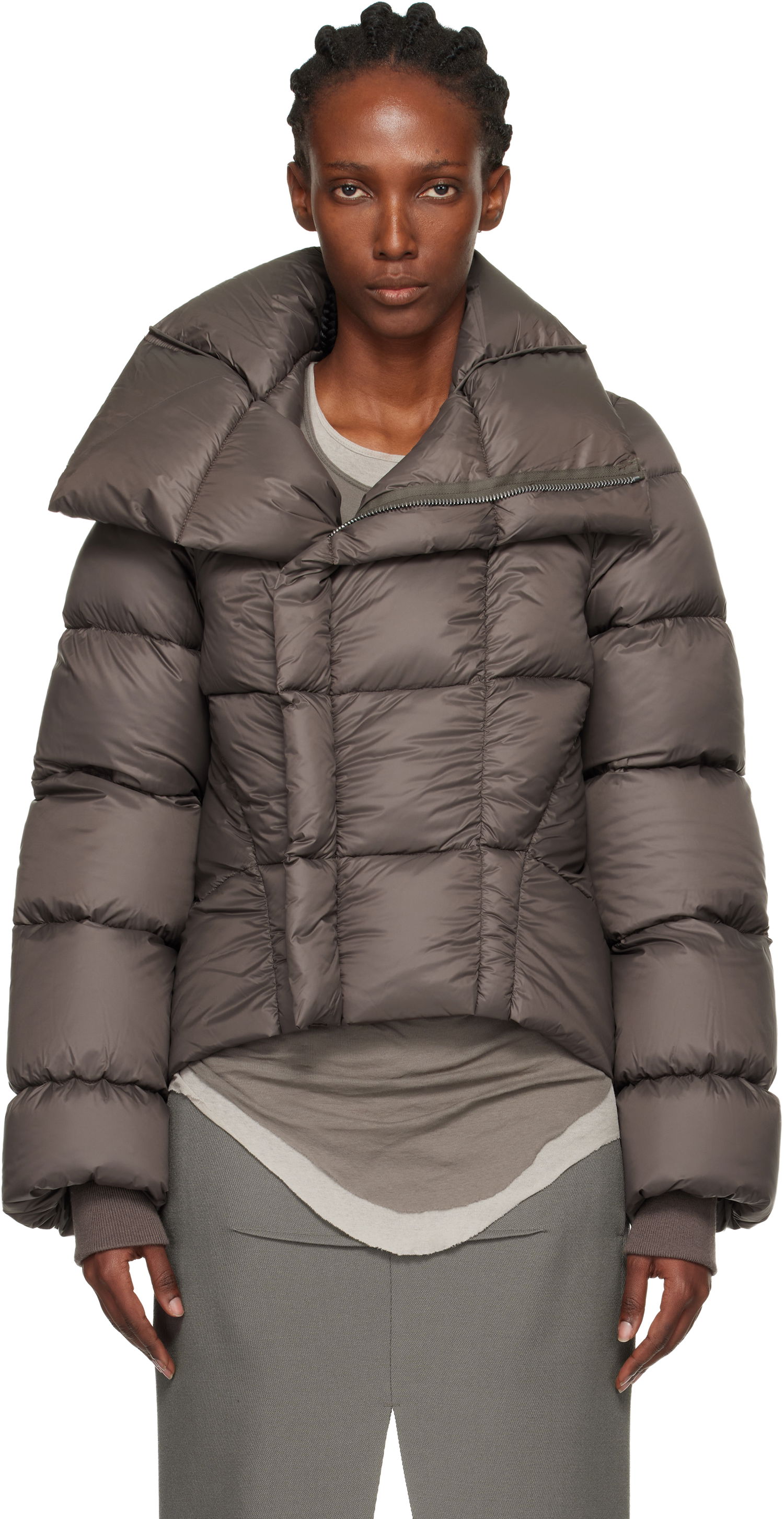 Пухо яке Rick Owens Concordians Naska Duvet Down Jacket Кафяво | RP02E4746 NPD3, 0