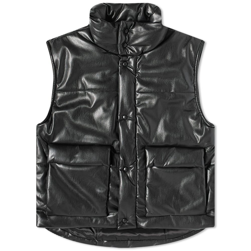 Жилетка Nanushka Jovan Vegan Lether Vest Черно | NM22PFOW00699, 0