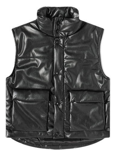 Жилетка Nanushka Jovan Vegan Lether Vest Черно | NM22PFOW00699