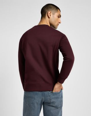 Суитчър Lee Velvet Beet Sweatshirt XXL Бургунди | 112355744