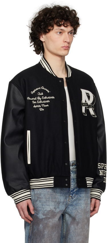 Яке бомбър Represent Clo Represent 'Owners Club' Varsity Bomber Jacket Черно | MLM100231, 1