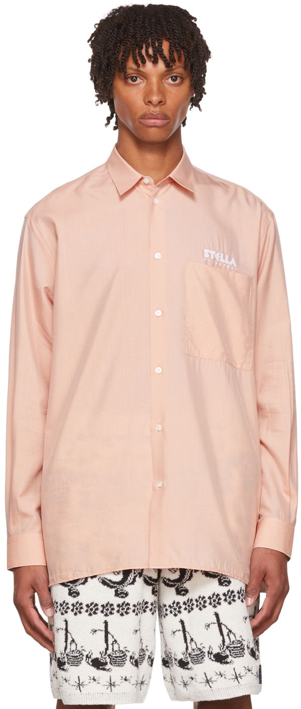 Риза Stella McCartney Designer Fantasia Button-Up Shirt Розово | 6030363STA56, 0