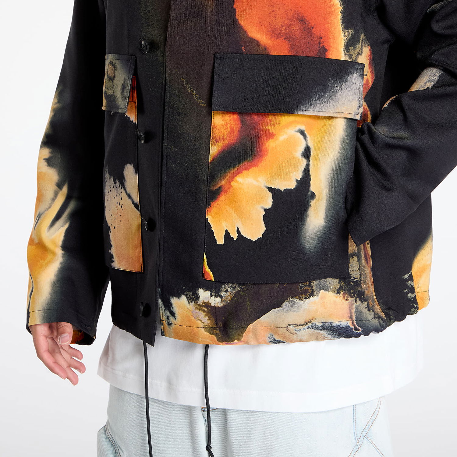 Яке Y-3 Y-3 AOP Sport Uniform Coach Jacket Черно | KA9633, 1