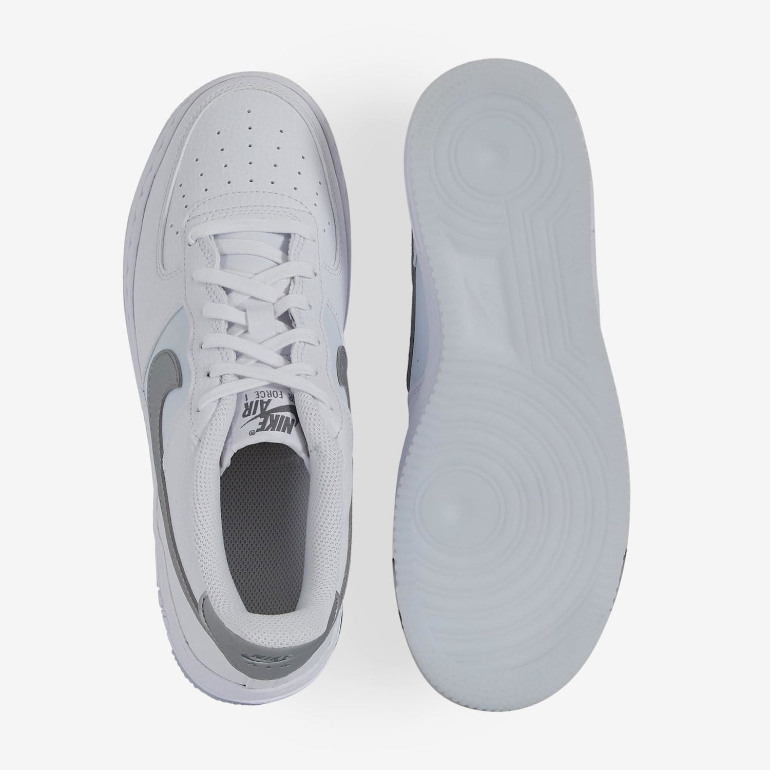 Кецове и обувки Nike Air Force 1 Low Blanc/argent Сиво | FV3981-100, 1