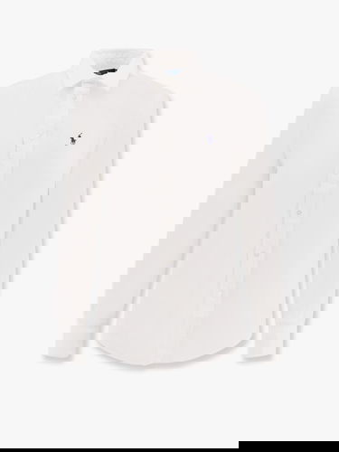 Риза Polo by Ralph Lauren Polo Ralph Lauren Women's White Linen Shirt Бяло | 211970730001, 0