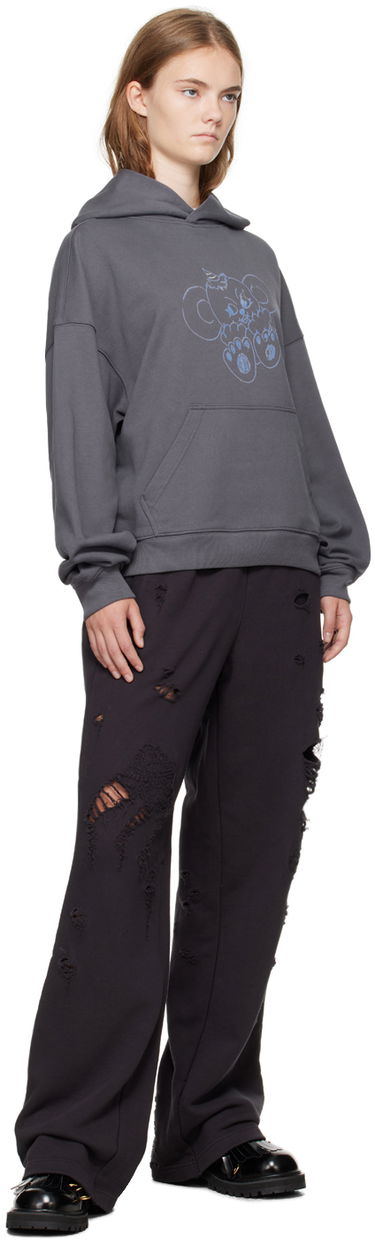 Суитчър We11done We11done Monster Fitted Hoodie Сиво | WD-TH2-24-831-U-CH, 3