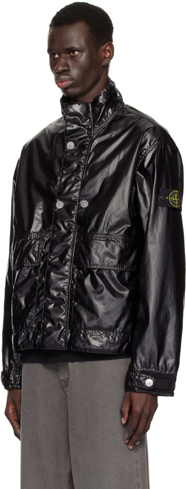 Ветровка Stone Island Stone Island Mussola Gommata-TC Jacket Черно | K1S15 4100016 S0022, 3