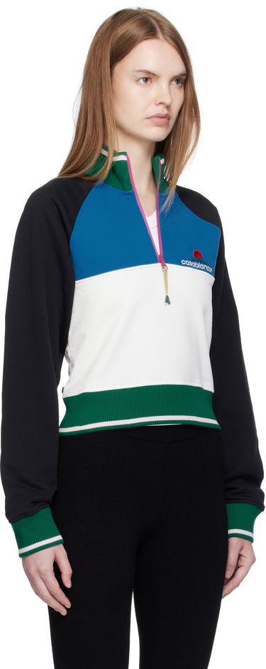 Суитчър Casablanca Casablanca Colorblock Quarter-Zip Sweatshirt Многоцветен | WPF25-JTP-328-01, 1