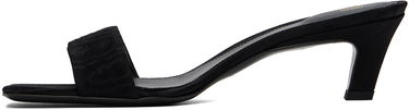 Грижа за обувките TOTEME TOTEME 'The Mule' Heeled Sandals Черно | 243-WAS0154-FB0232, 2