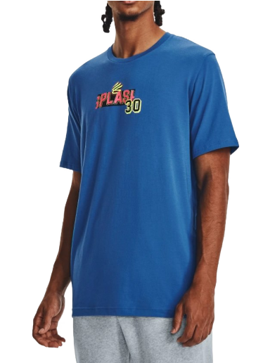 Тениска Under Armour Curry Splash Party Tee Синьо | 1376803-481