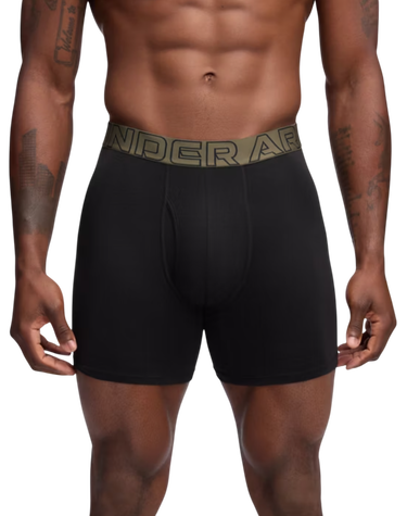 Боксерки Under Armour Under Armour Solid 6in 3-Pack Boxer Shorts Зелено | 1383889-005, 3