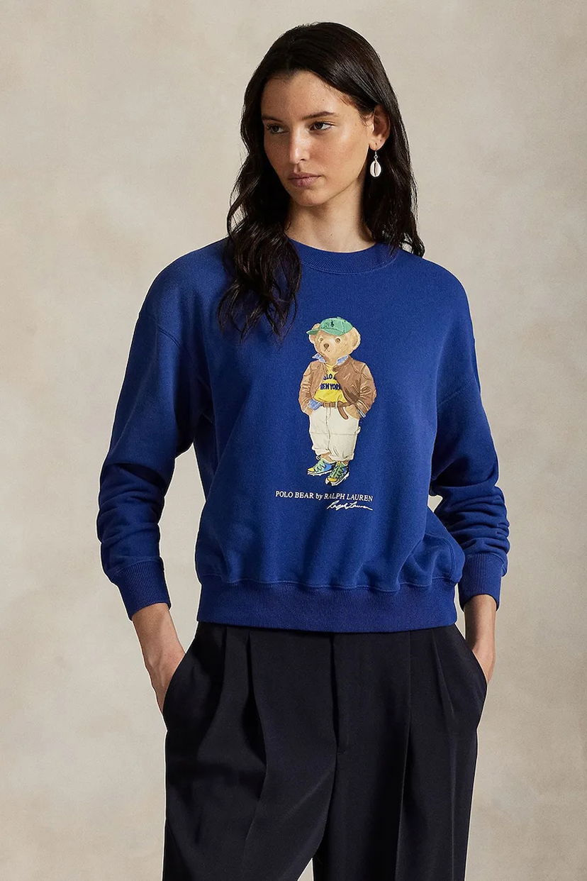Суитчър Polo by Ralph Lauren Polo Ralph Lauren Bear Fleece Sweatshirt Синьо | 211971736