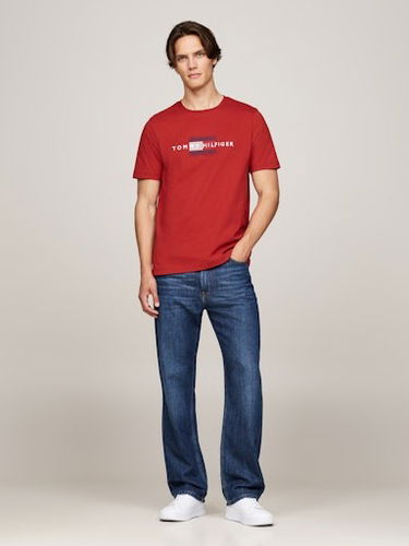 Тениска Tommy Hilfiger S/S T-Shirt Червено | MW0MW36455XNN, 4