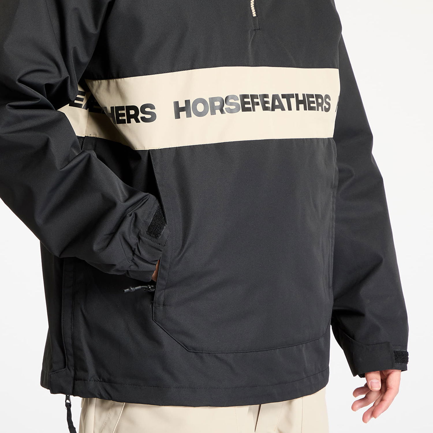 Ветровка Horsefeathers Horsefeathers Gordie Anorak Jacket Черно | OM322A, 1