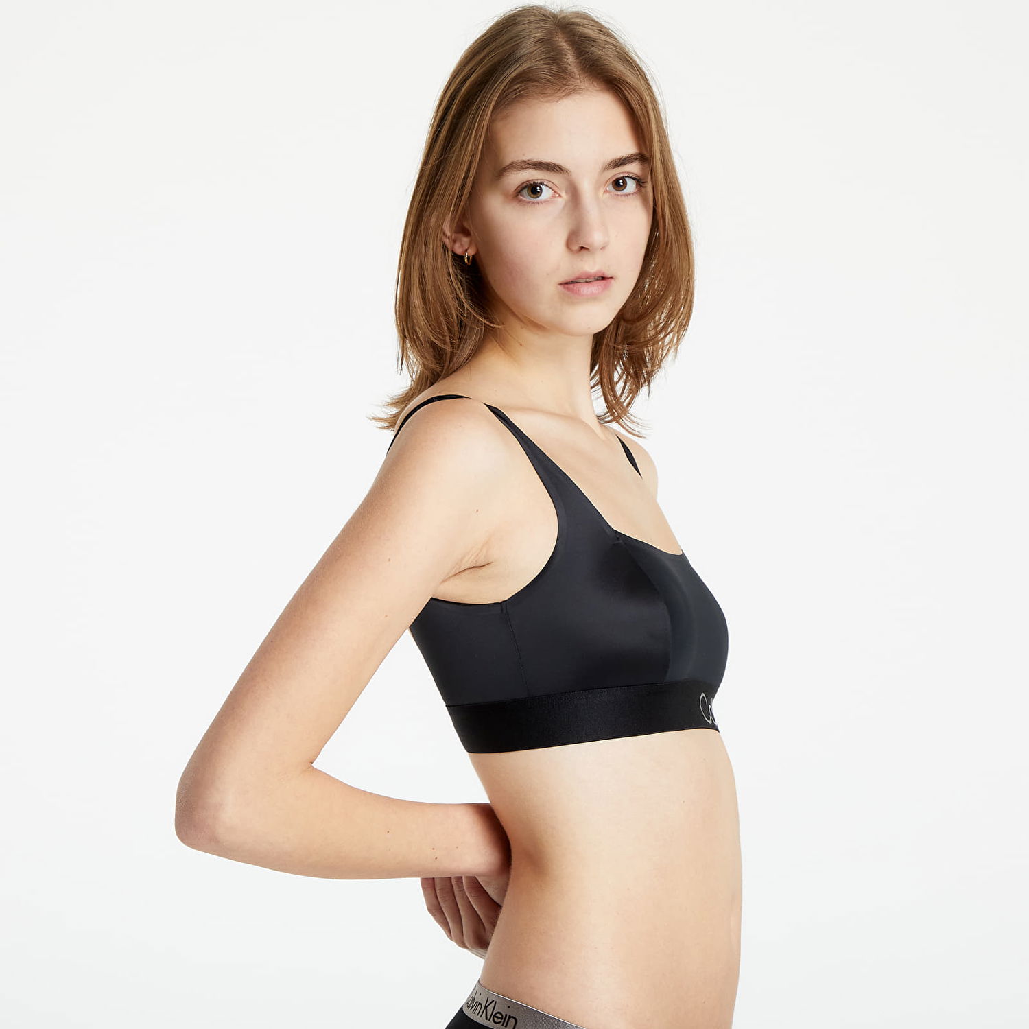 Сутиен CALVIN KLEIN Gloss 9.25 Unlined Bralette Черно | QF6663E UB1, 0