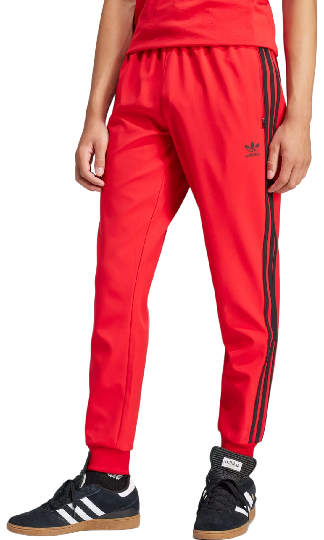 Спортни панталони adidas Originals SST Bonded Trackpant Червено | is2808, 0