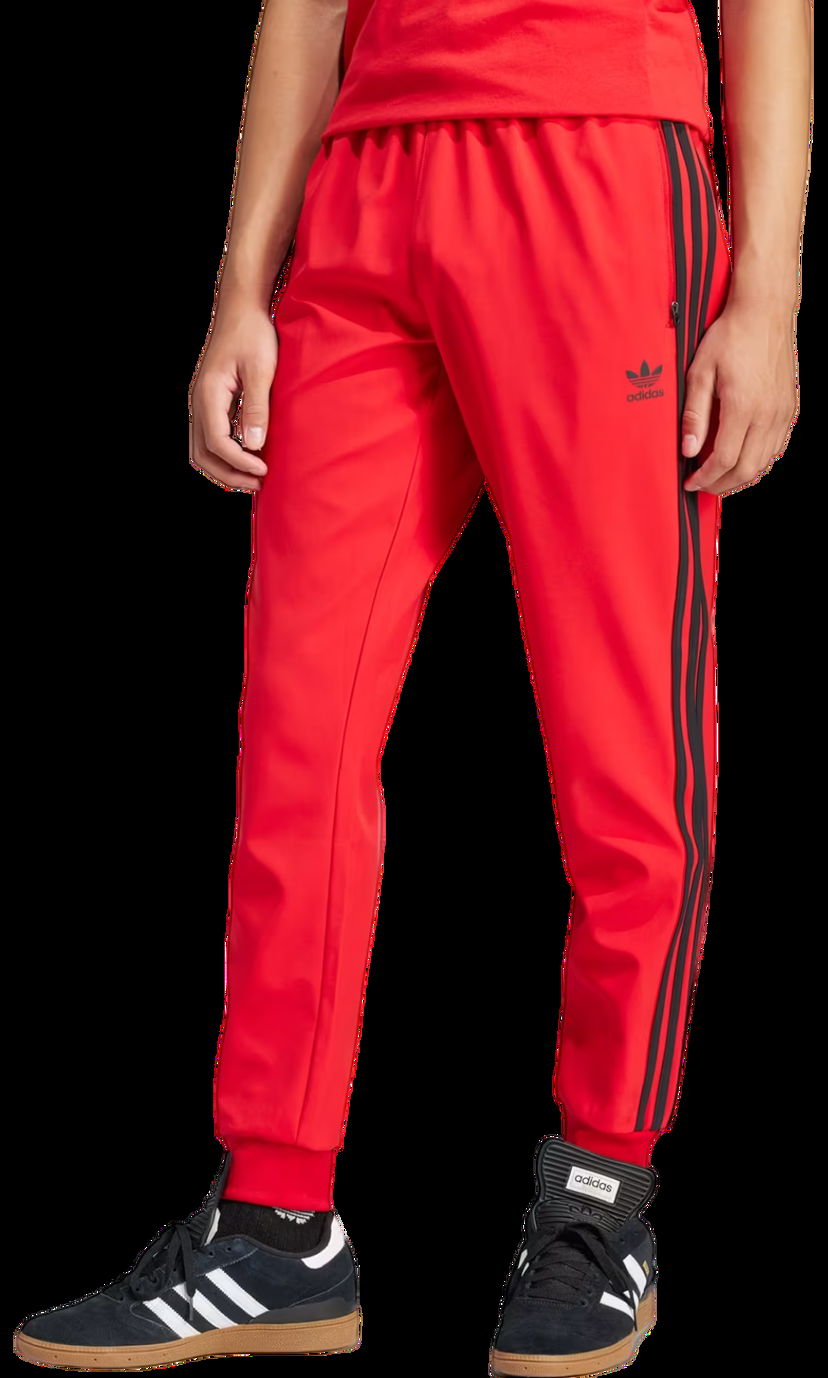 Спортни панталони adidas Originals SST Bonded Trackpant Червено | is2808