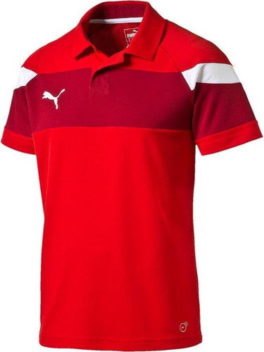 Поло тениска Puma Spirit II Kids Polo Shirt Червено | 654660-001, 0