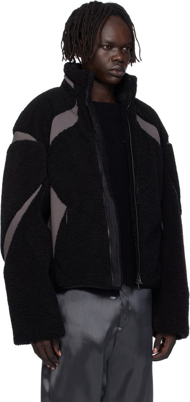 Яке HELIOT EMIL Custo Fleece Jacket Черно | AW25_M_02_139_BLK01_CO, 1
