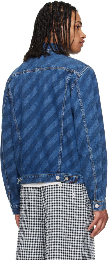 Яке Marni Marni Striped Denim Jacket Синьо | JUJU0050S0 USCX36, 2