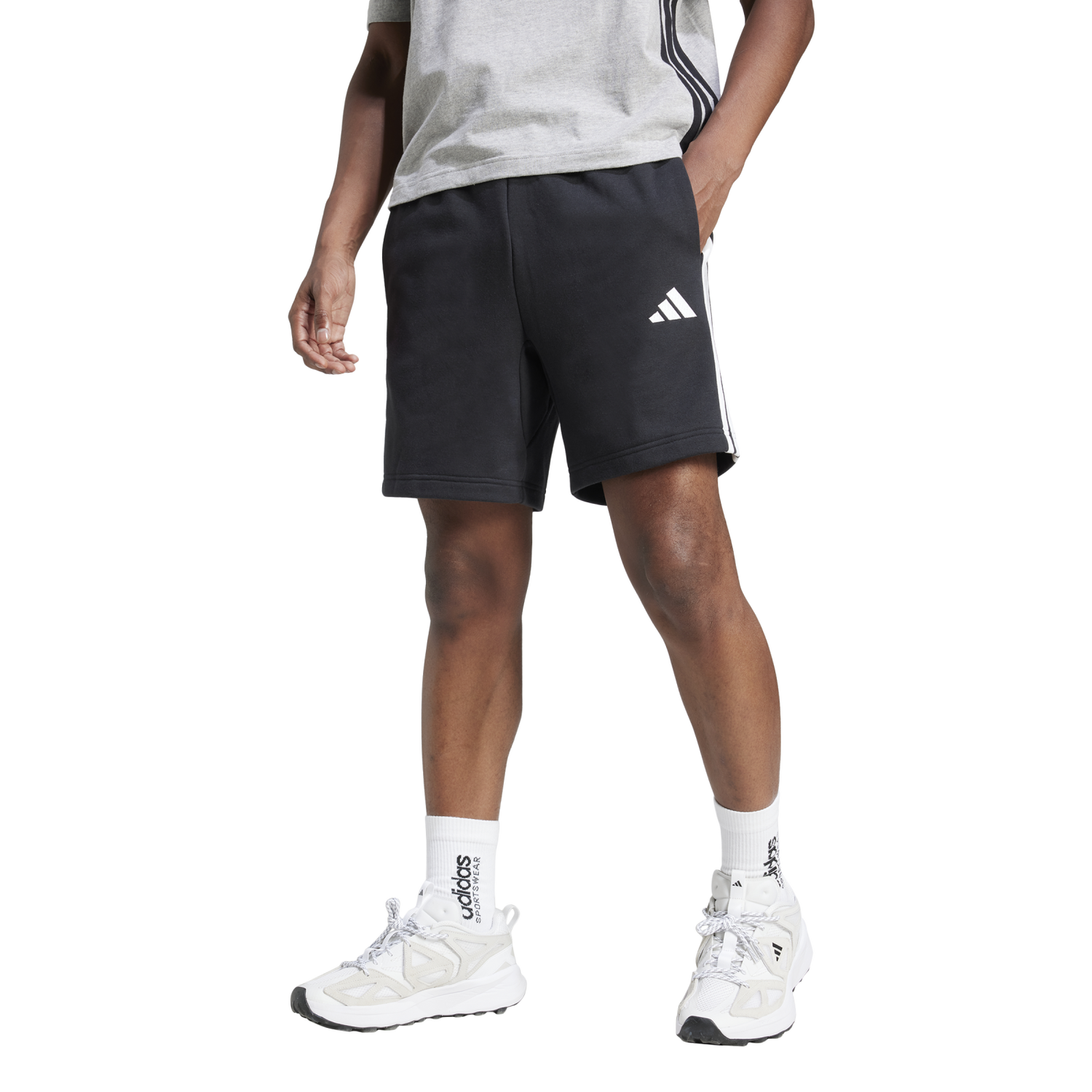 Къси панталони adidas Performance 3S FT Shorts Черно | JE6414, 1
