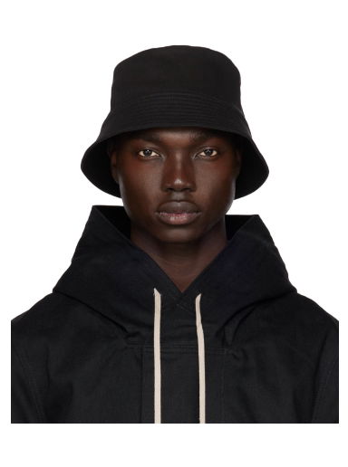 Шапка Rick Owens DRKSHDW Pocket Gilligan Hat Черно | DA02C5475 DO