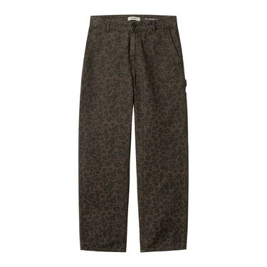 Панталони Carhartt WIP Straight Fit Printed Cotton Pants Зелено | I034250_42, 5