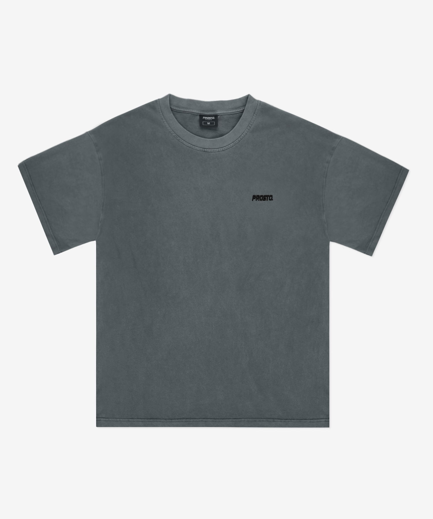 Тениска PROSTO Blac Washed Black Сиво | KL241MTEE1231, 0
