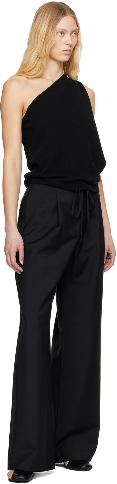 Потник Róhe Róhe Sculptural Knitted One-Shoulder Top Черно | 415-23-336, 3