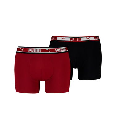 Боксерки Puma Men's Boxer Shorts, 2 Pack Червено | 938611_01, 0