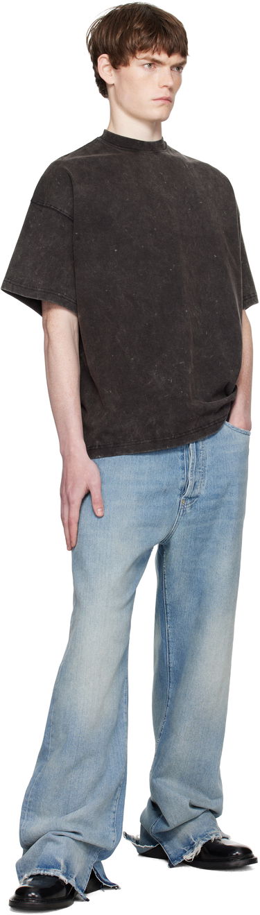 Тениска We11done We11done Oversized Dyed T-Shirt Черно | WD-TT2-25-728-M-CH, 3