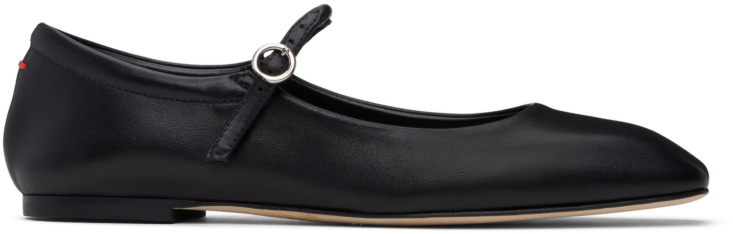 Облекло Aeyde Aeyde Uma Leather Mary-Jane Ballerina Flats Черно | A11-FL-RAZS8MFL-0122-800-007, 0