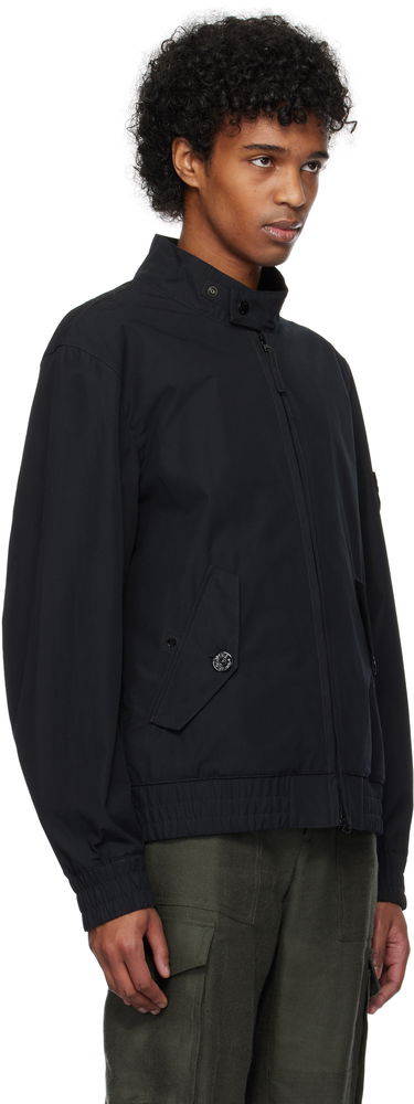 Яке бомбър Stone Island Stone Island Weatherproof Canvas Bomber Jacket Черно | K1S15 4100026 S00F1, 1