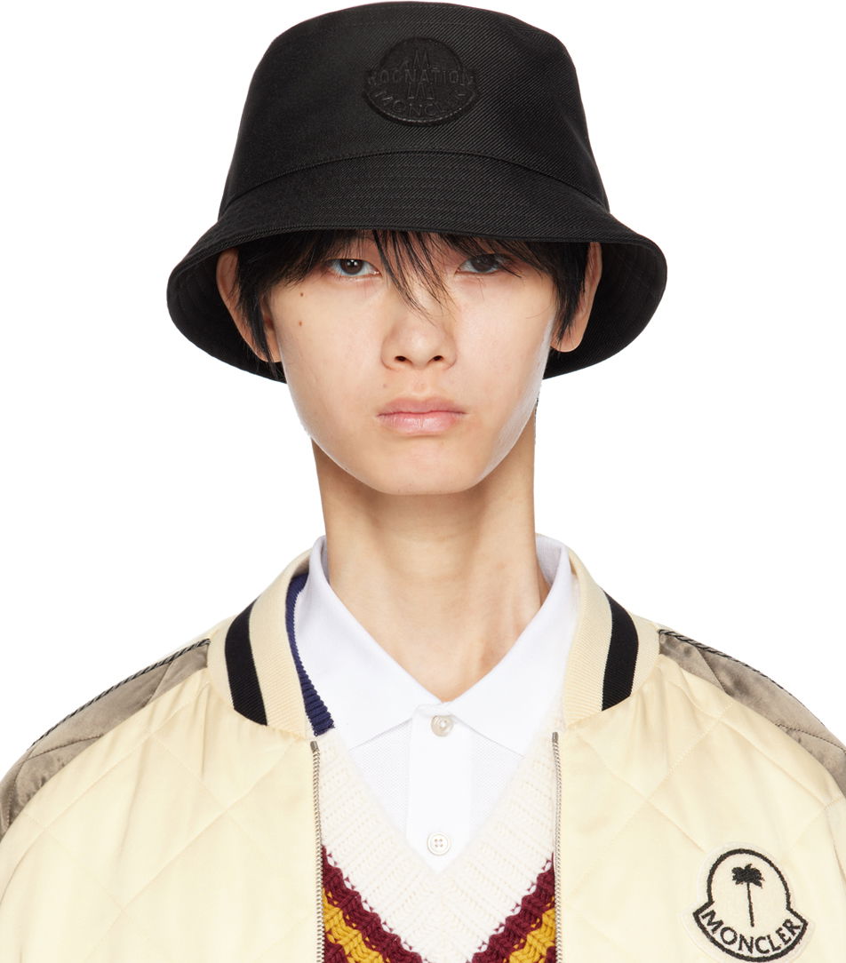 Шапка Moncler Genius x Roc Nation Bucket Hat Черно | I209W3B000055972R, 0